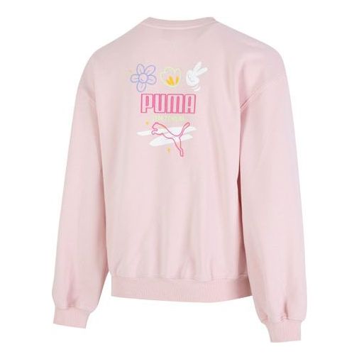 Mikina Puma Graphic Sweatshirt Ružová | 537518-88
