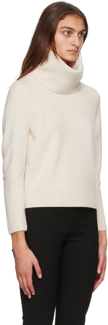 Sveter TOTEME TOTEME Prati Wool & Cashmere Turtleneck Béžová | 204-562-752, 1