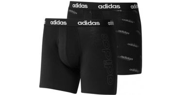 Boxerky adidas Originals Essentials Logo Boxer 2-Pack Čierna | h35741, 1