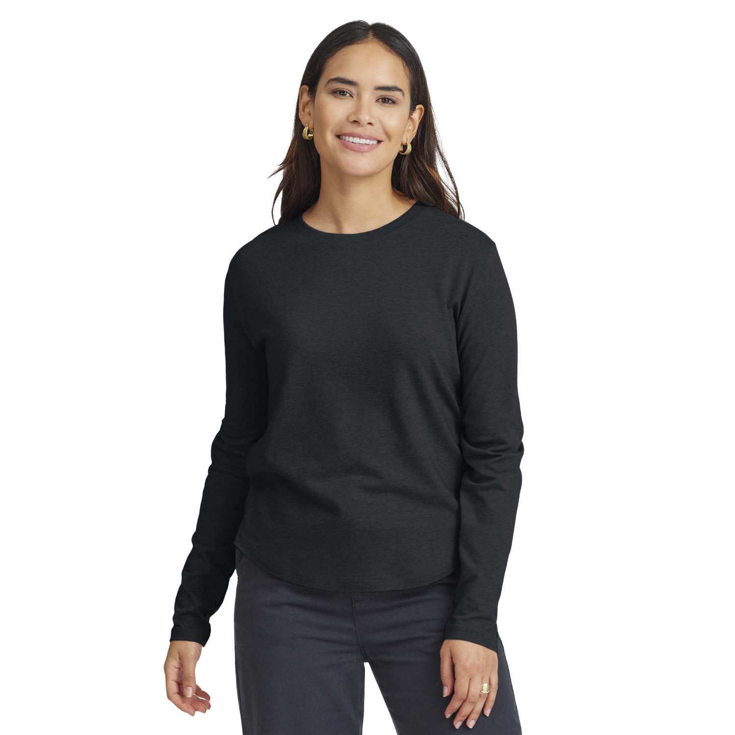Tričko Allbirds Merino Wool Long Sleeve T-Shirt, Size XS Čierna | A11503W, 0