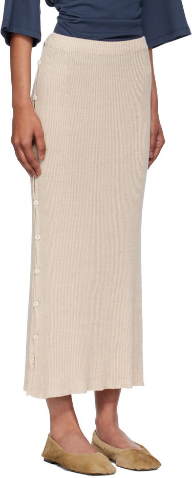 Sukňa Baserange Baserange Franca Midi Knit Skirt Béžová | SSFR-LS-AU25, 1