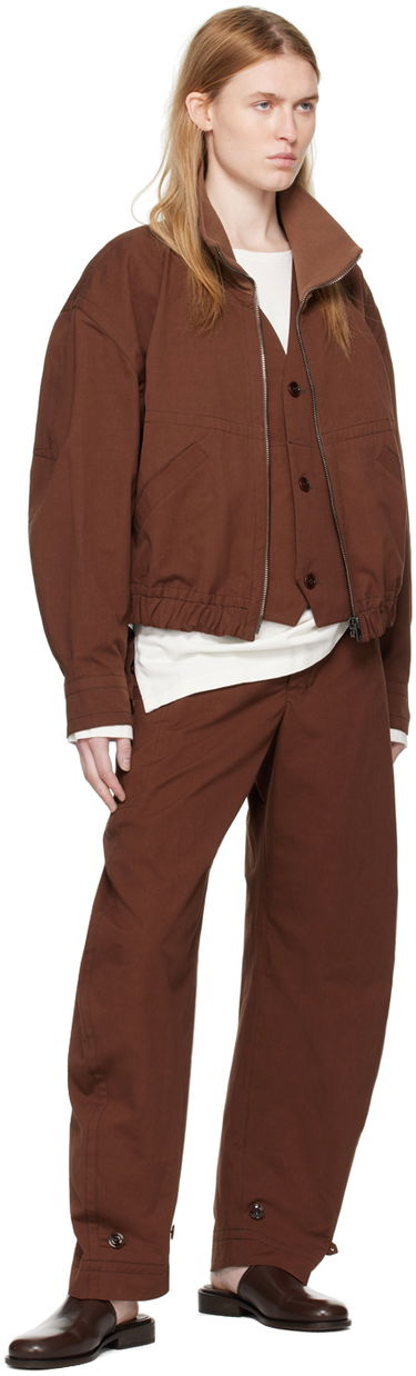 Bomber bunda LEMAIRE Lemaire Layered Jacket Hnedá | OW1065 LF1220, 4
