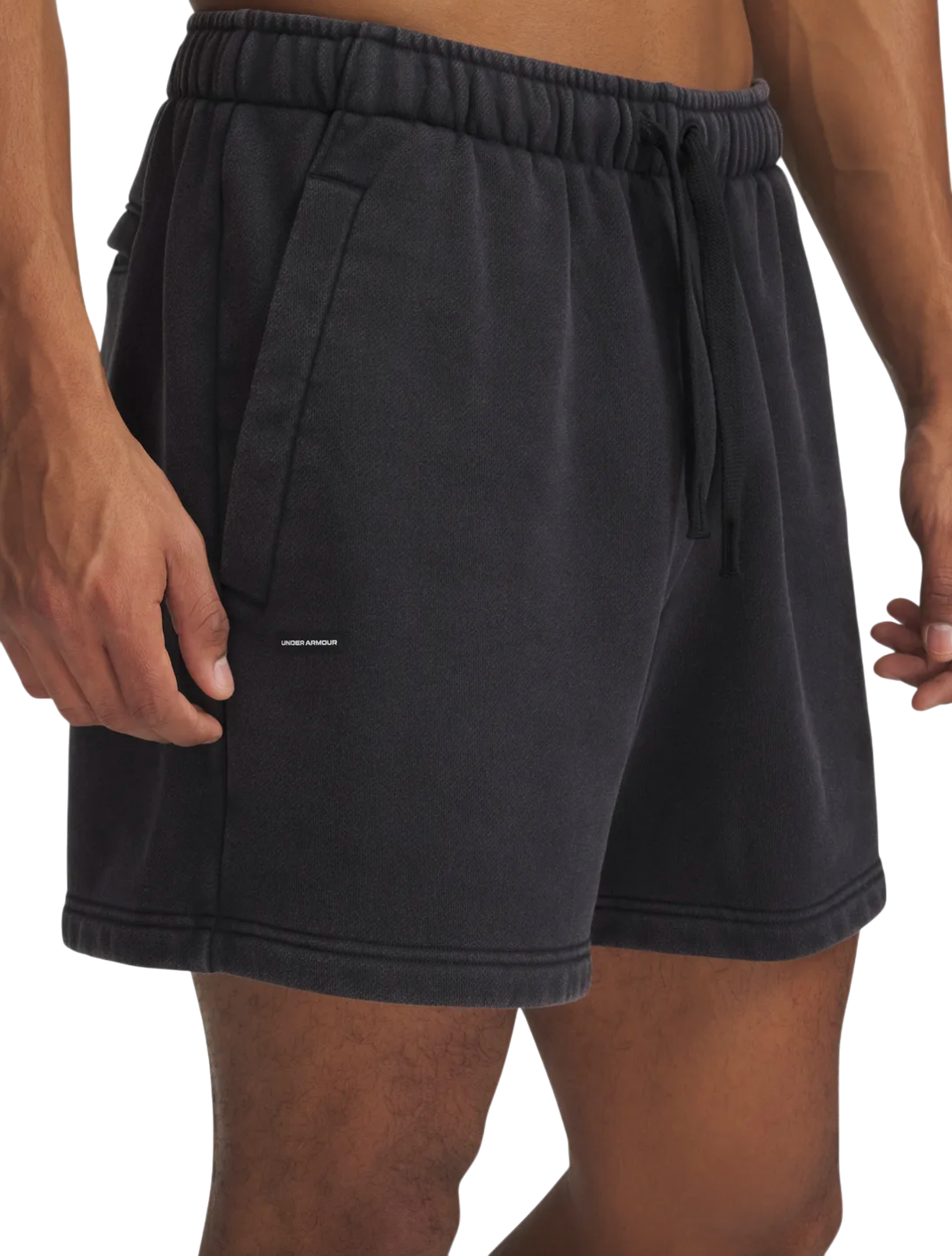 Šortky Under Armour Under Armour UA Icon HWT Flc Wash Shorts Čierna | 1390283-001, 0