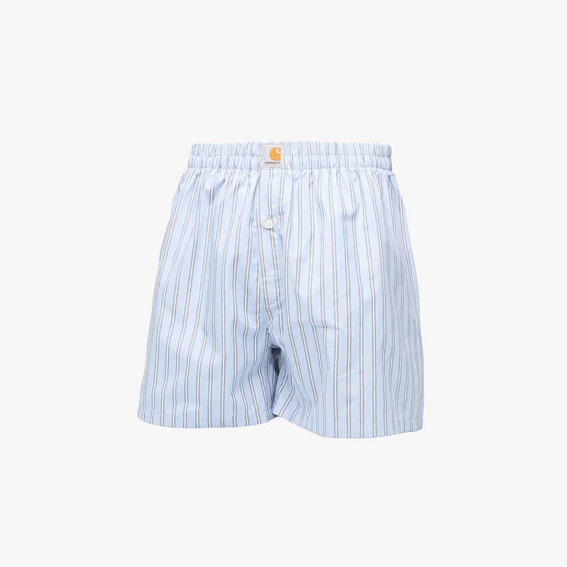 Boxerky Carhartt WIP Carhartt WIP Cotton Boxer Grimsby Stripe Boxer Shorts Modrá | I032355.30OXX