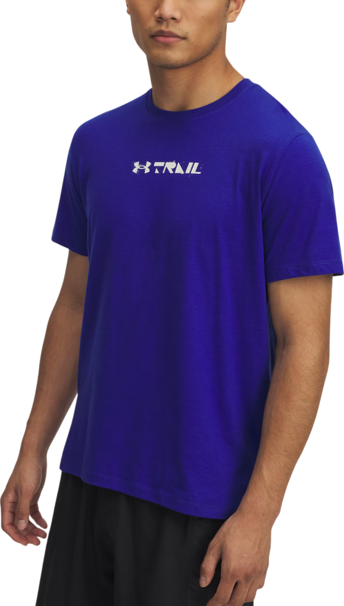 Tričko Under Armour UA Trail Run Graphic T-Shirt Modrá | 1389812-400, 0