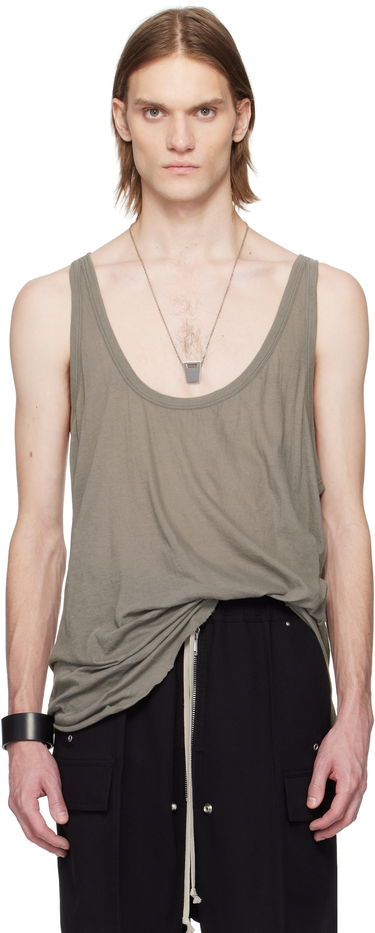 Tielko Rick Owens Rick Owens Hollywood Low Cut Tank Top Zelené | RR01E5101 UC, 0