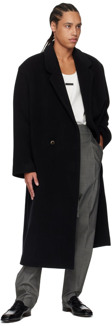 Kabáty Fear of God Fear of God Melton Wool Coat Čierna | FGE230-321MEL, 3