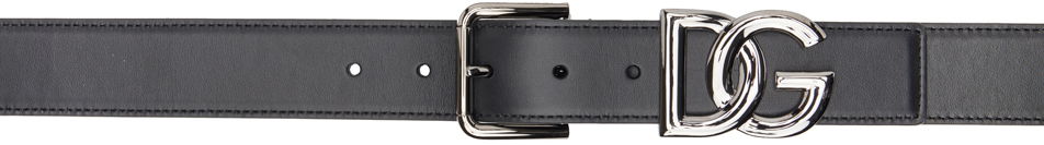 Opasok Dolce & Gabbana Black DG Belt Čierna | BC4776AW576, 0