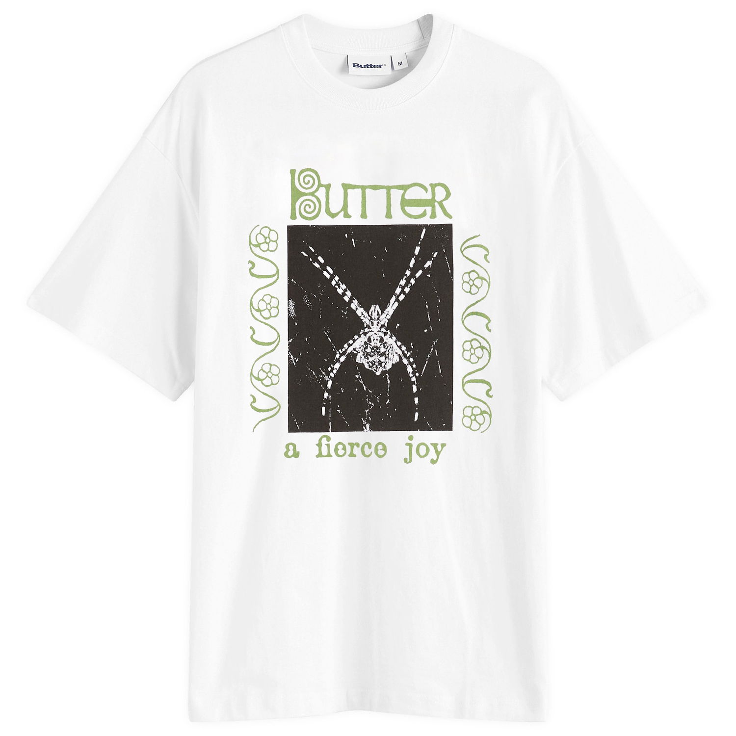 Tričko Butter Goods Fierce Joy Graphic Tee Biela | BG253108-WHT, 1