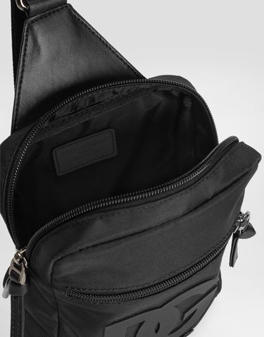Ľadvinka Dolce & Gabbana Dolce & Gabbana Nylon Crossbody Bag with DG Logo Čierna | EM0142AU92780999, 3