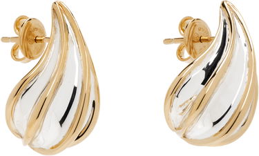 Náušnice Bottega Veneta Bottega Veneta Mini Gold & Silver Drop Earrings Metalická | 838154 V507D, 1