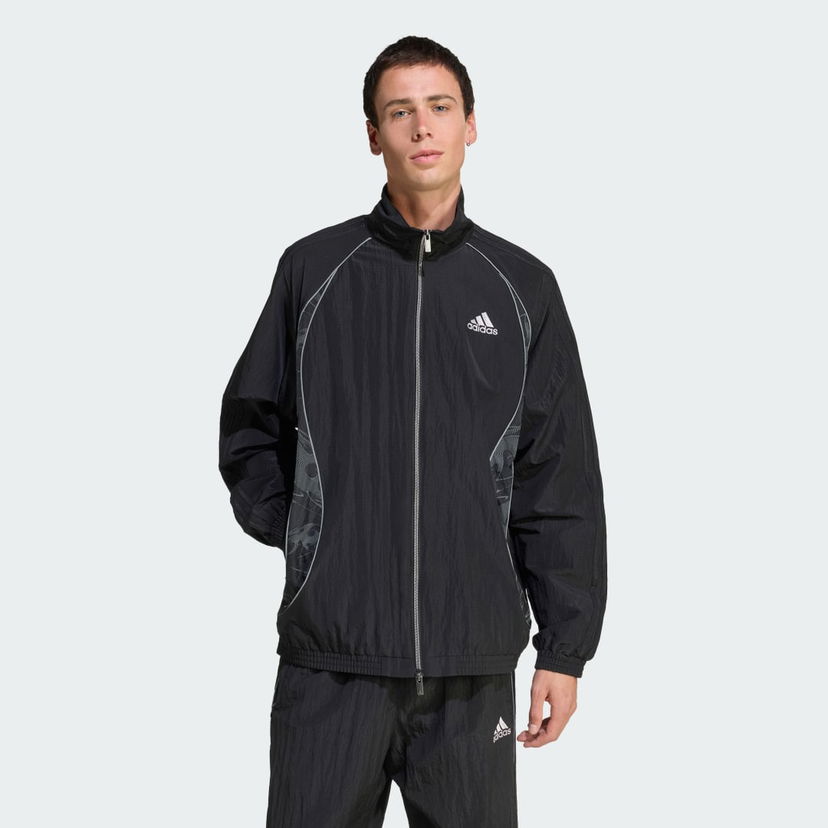 Vetrovka adidas Performance Adilenium Season 4 Teamgeist Track Jacket Čierna | KF8519
