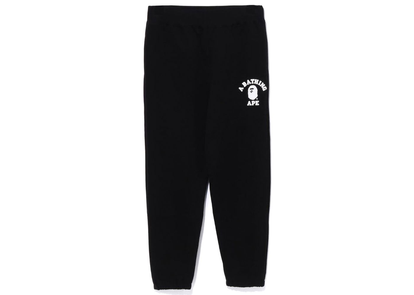 Tepláky BAPE College Wide Fit Sweat Pants Čierna | 1J30-152-017, 0