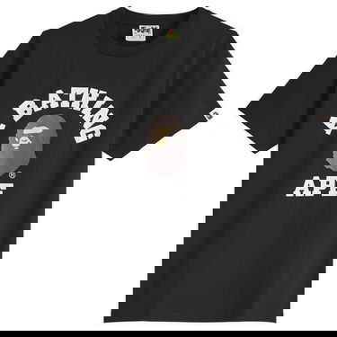 Tričko BAPE Black College Graphic T-Shirt, Size Medium Čierna | 001TEK802001L-BLK, 1