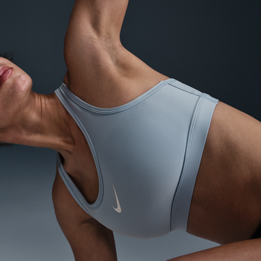Podprsenka Nike Nike Swoosh Medium-Support Padded Sports Bra Modrá | DX6821-441, 1