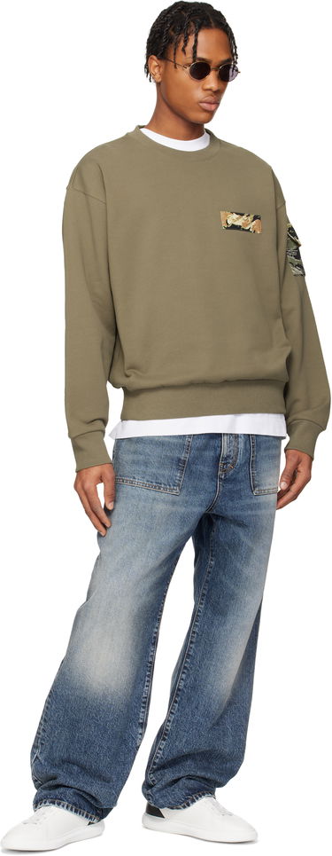 Mikina Givenchy Givenchy Camo Patches Sweatshirt Zelené | BMJ0LC3YQ6333, 3