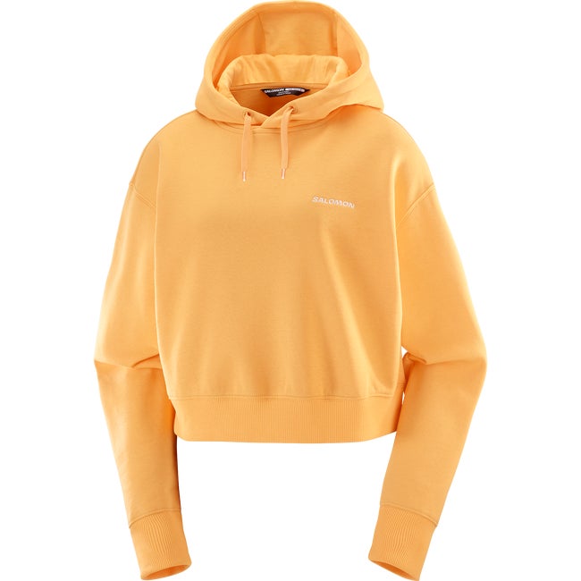 Mikina Salomon Cropped Hoodie Oranžová | LC2524300, 1