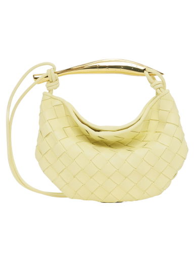 Taška cez rameno Bottega Veneta Mini Sardine Shoulder Bag Žltá | 744267 VCPP1