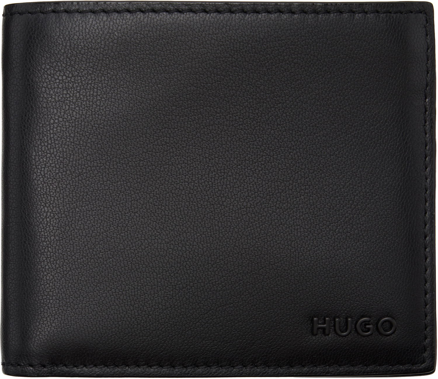 Peňaženka BOSS HUGO Leather Bifold Wallet Čierna | 50536058, 0