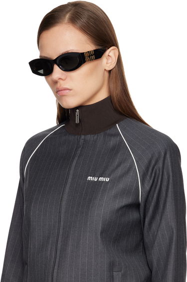 Slnečné okuliare Miu Miu Miu Glimpse Sunglasses Čierna | 0MU 11WS 8056597684446, 3