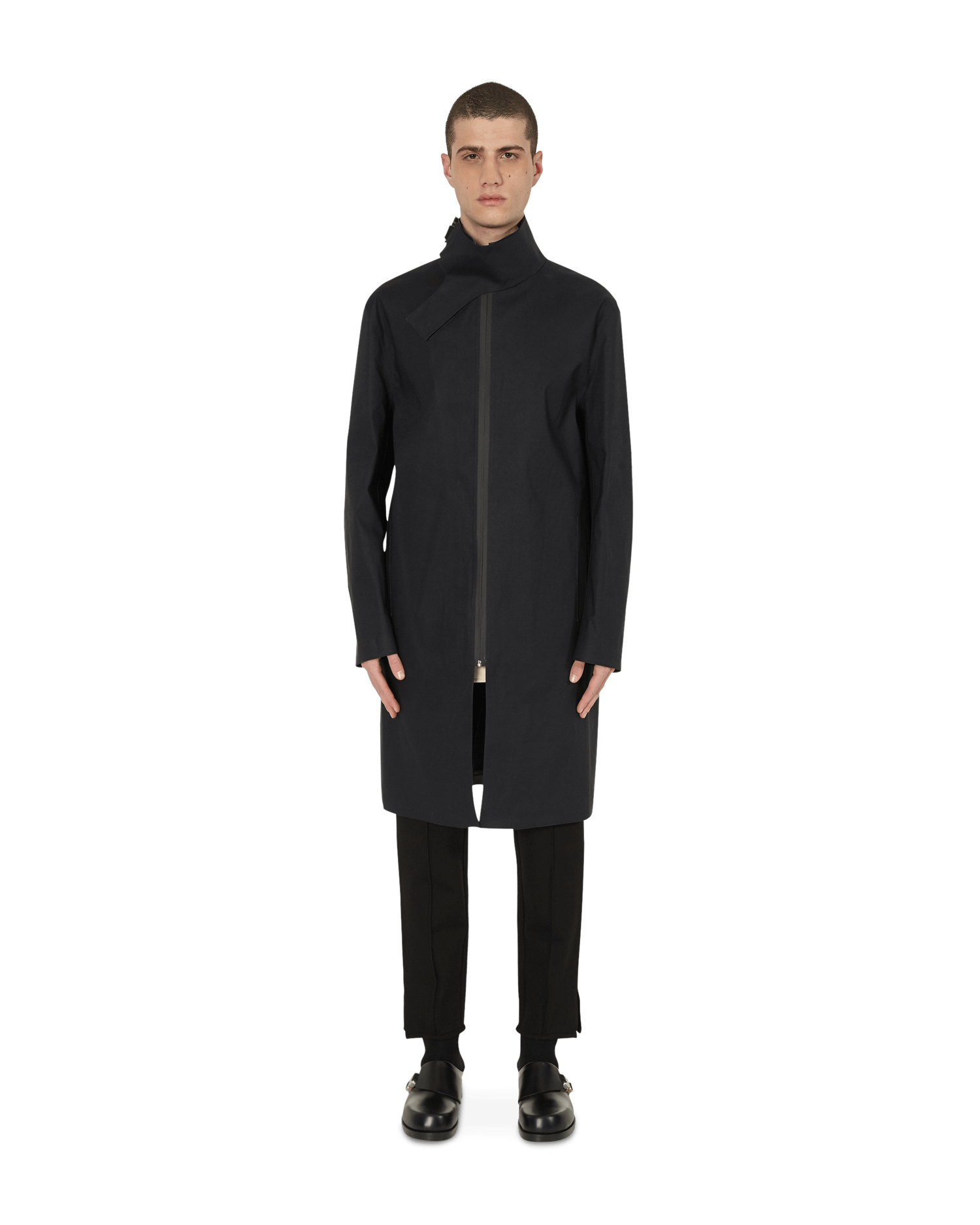 Kabáty 1017 ALYX 9SM Mackintosh Stazione Long Coat Čierna | AMUOU0132FA01 BLK0001, 0