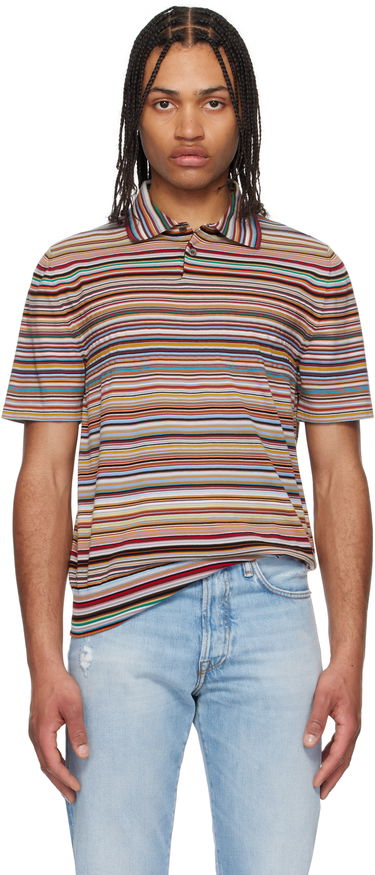 Polo tričko Paul Smith Paul Smith Signature Stripe Knitted Polo Rôznofarebný | M1R-270Y-P02682, 0