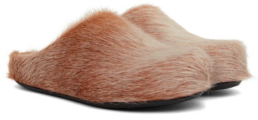 Tenisky a topánky Marni Long Hair Calfskin Fussbett Slip-on Loafers Žltá | SBMR000600 P8006, 3