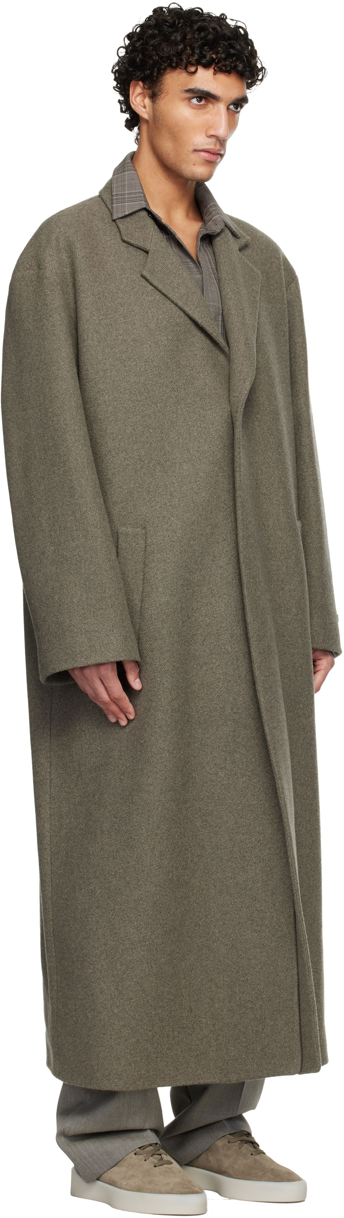 Kabáty Fear of God Relaxed Coat Zelené | FG25FW64-645WSB-259, 1