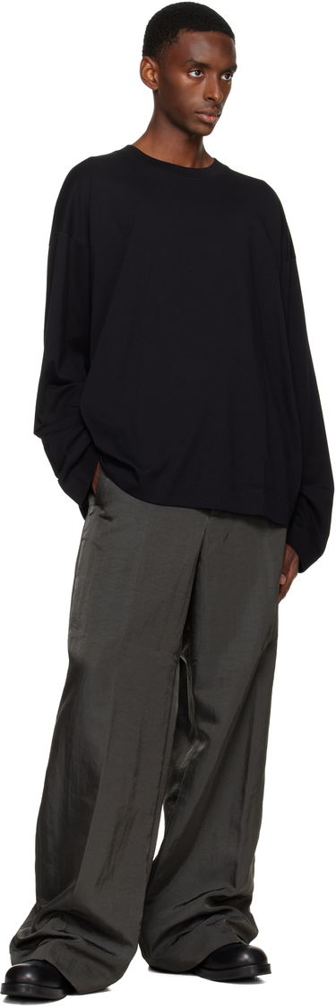 Tričko Dries Van Noten Dries Van Noten Long Sleeve T-shirt Čierna | 252-021113-2603, 3