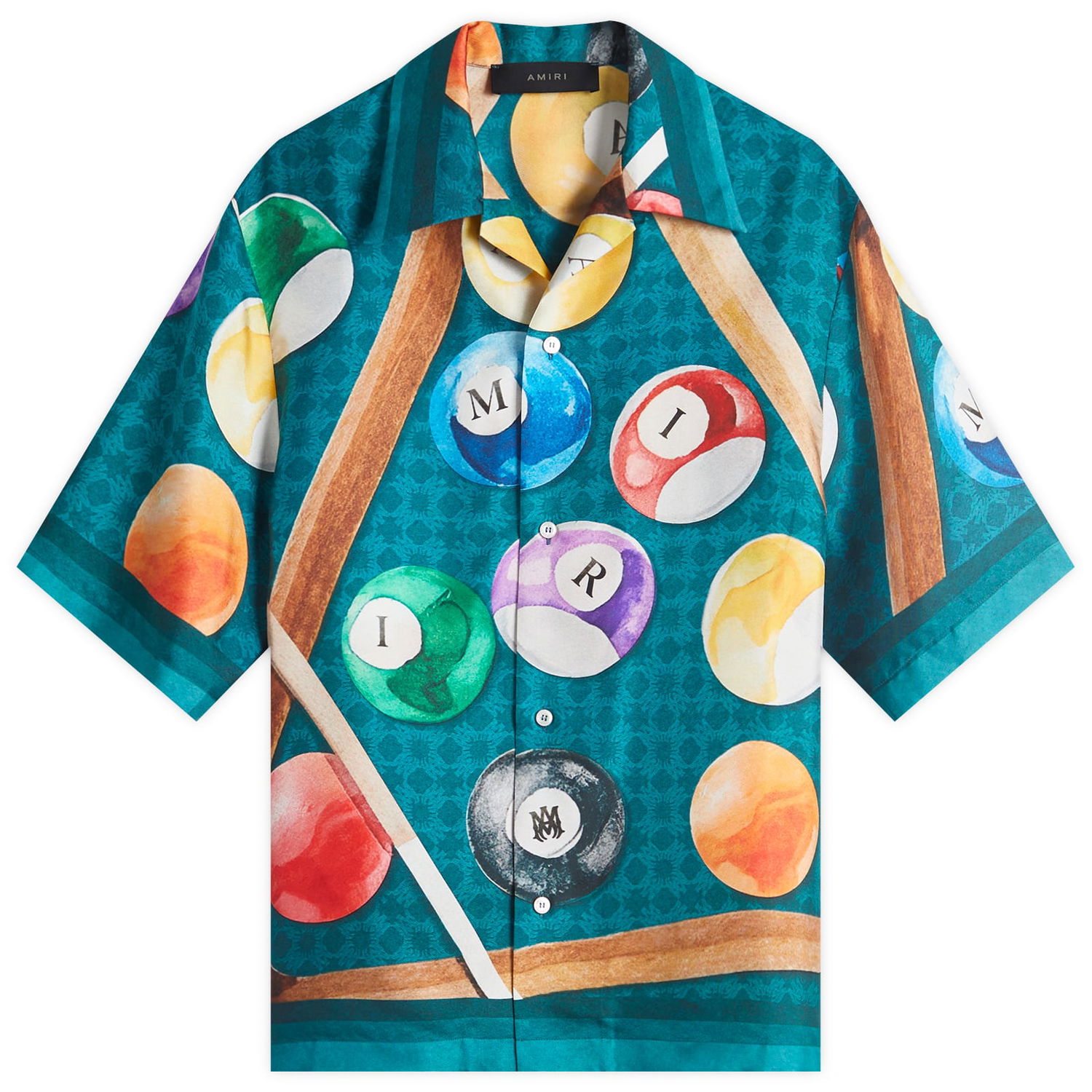 Košeľa AMIRI AMIRI Billiards Bowling Shirt, Size Large Zelené | AMSTCA1083-314, 0
