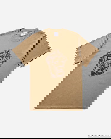 Tričko Noah Lion Head T-Shirt Hnedá | T252SS25 SND, 1