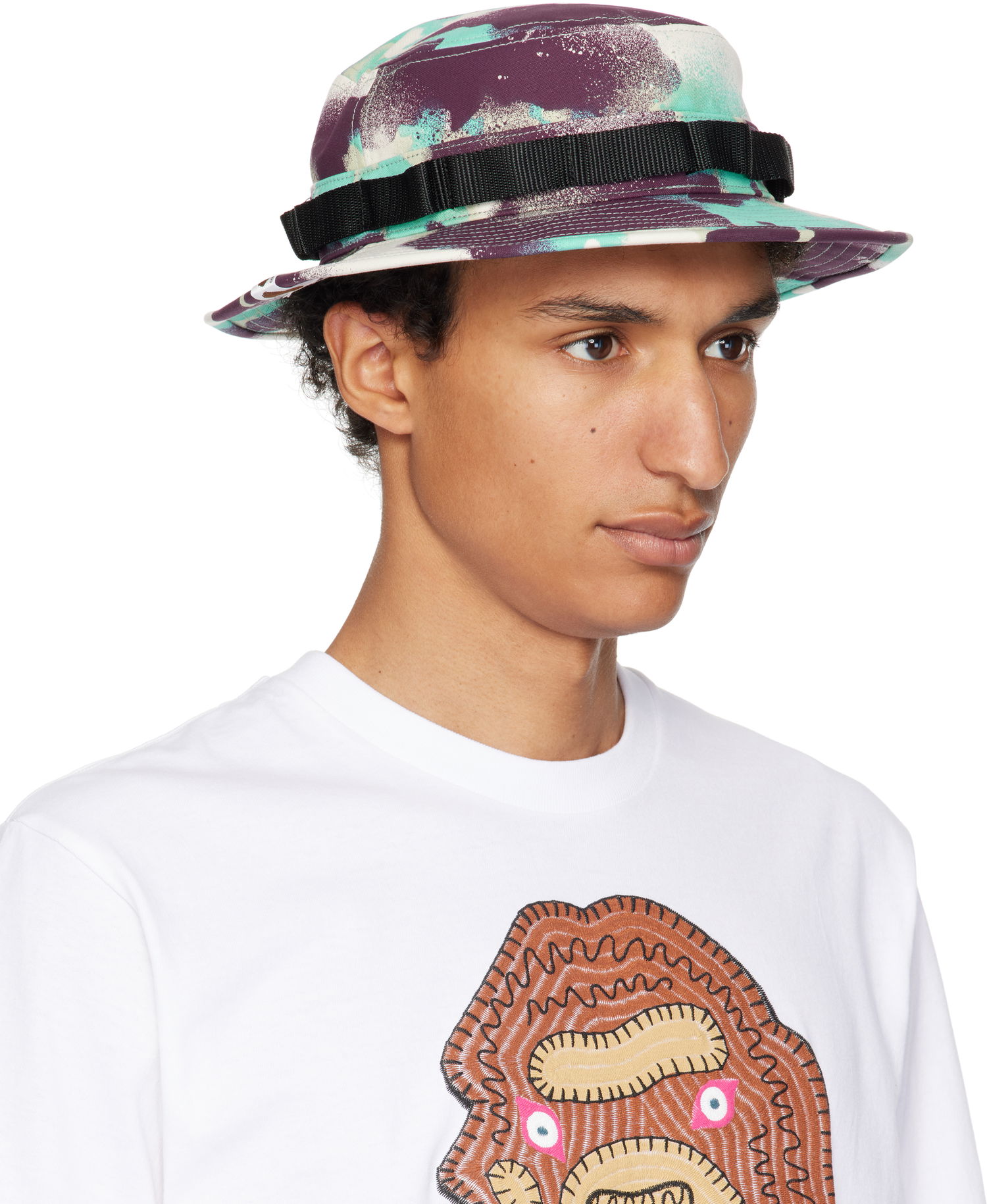 Klobúk BAPE A Bathing Ape Map Camo Military Bucket Hat Rôznofarebný | 001HTL301003M, 1