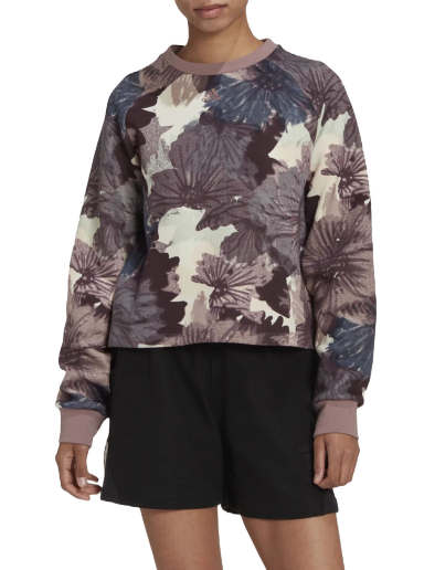 Mikina adidas Originals Sweatshirt Allover Print Rôznofarebný | hp0789