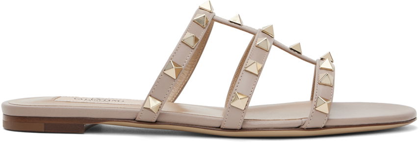 Valentino Garavani Rockstud Flat Multi-Strap Sandals