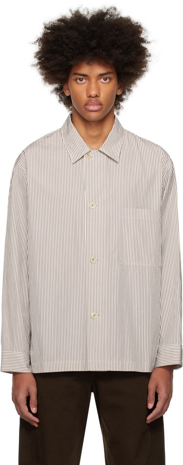 Košeľa LEMAIRE Lemaire Striped Pyjama Shirt Béžová | SH1131 LF1313, 0
