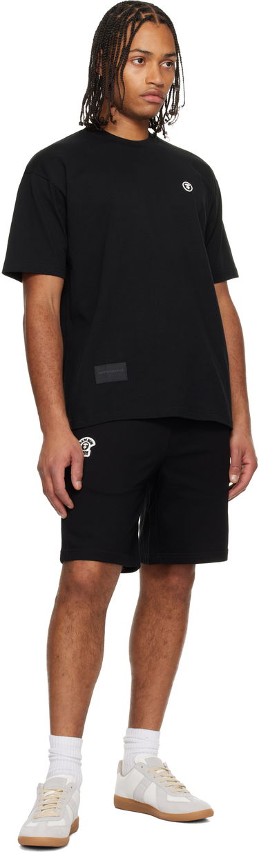 Tričko AAPE by A Bathing Ape Short-Sleeve Crewneck T-shirt with 'AAPENOW' details Čierna | AAPTEM1606XXNBKX, 3