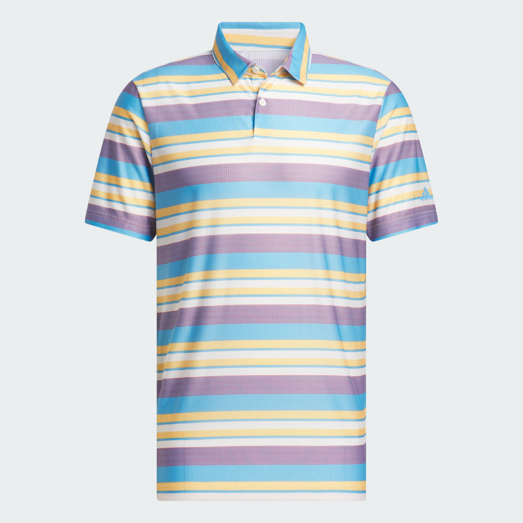 Striped Short Sleeve Polo Shirt