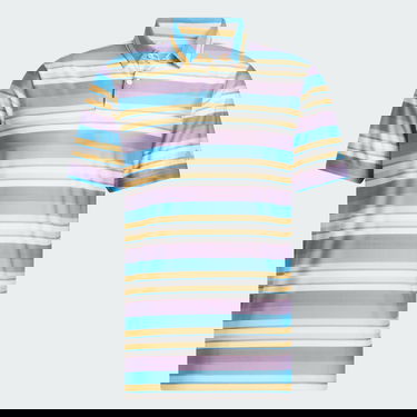 Polo tričko adidas Performance Striped Short Sleeve Polo Shirt Modrá | IQ2944, 3