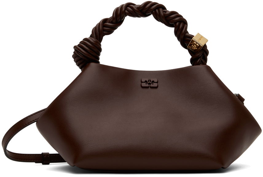 Kabelka GANNI Brown Small Bou Bag Hnedá | A5906, 0