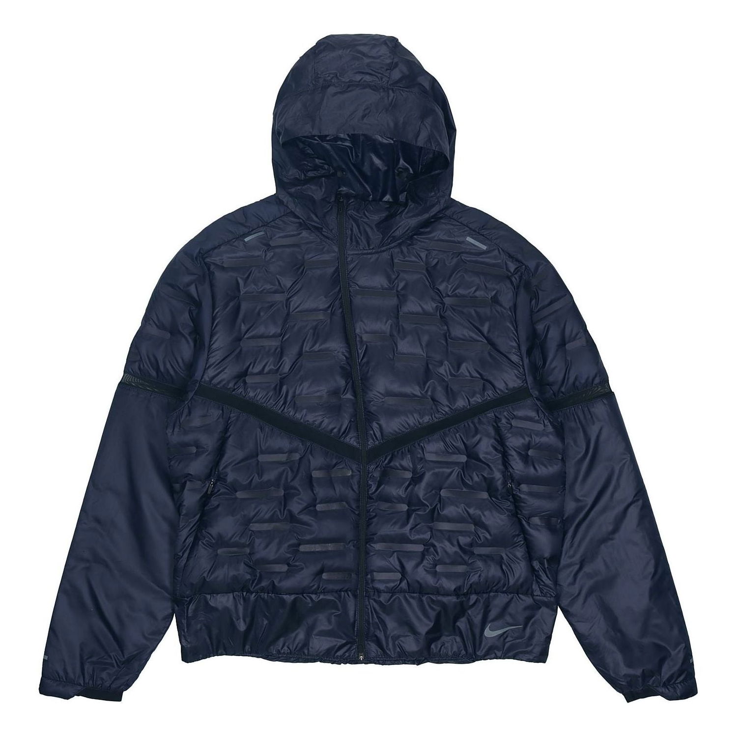 Prešívaná bunda Nike Aeroloft Stay Warm Hooded Down Jacket Navy | CU7793-451, 0
