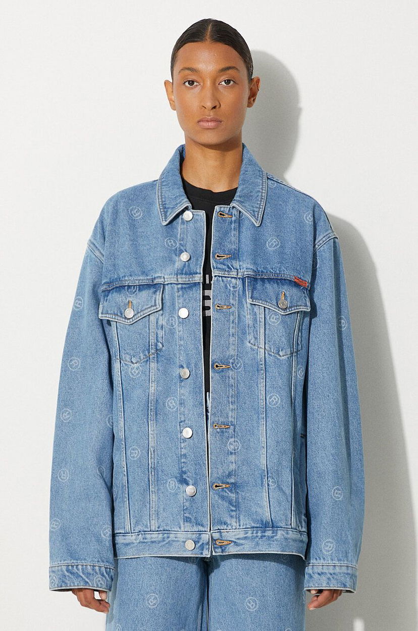 Bunda Martine Rose Oversized Denim Jacket Modrá | 201WD05508