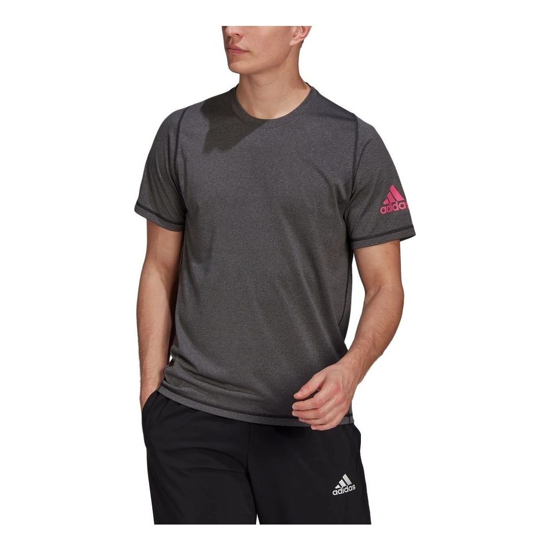 Tričko adidas Originals Freelift Ultimate Aeroready Designed 2 Move Sport T-Shirt Šedá | GU2779, 0