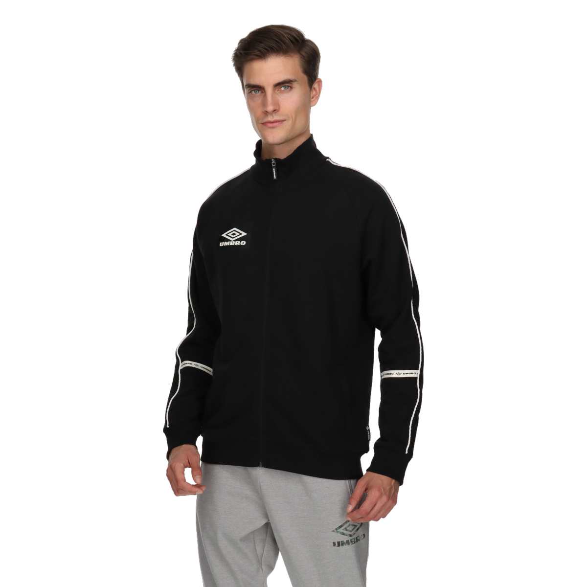 Mikina Umbro Retro Full Zip Track Jacket Čierna | UMA231M606-01, 0
