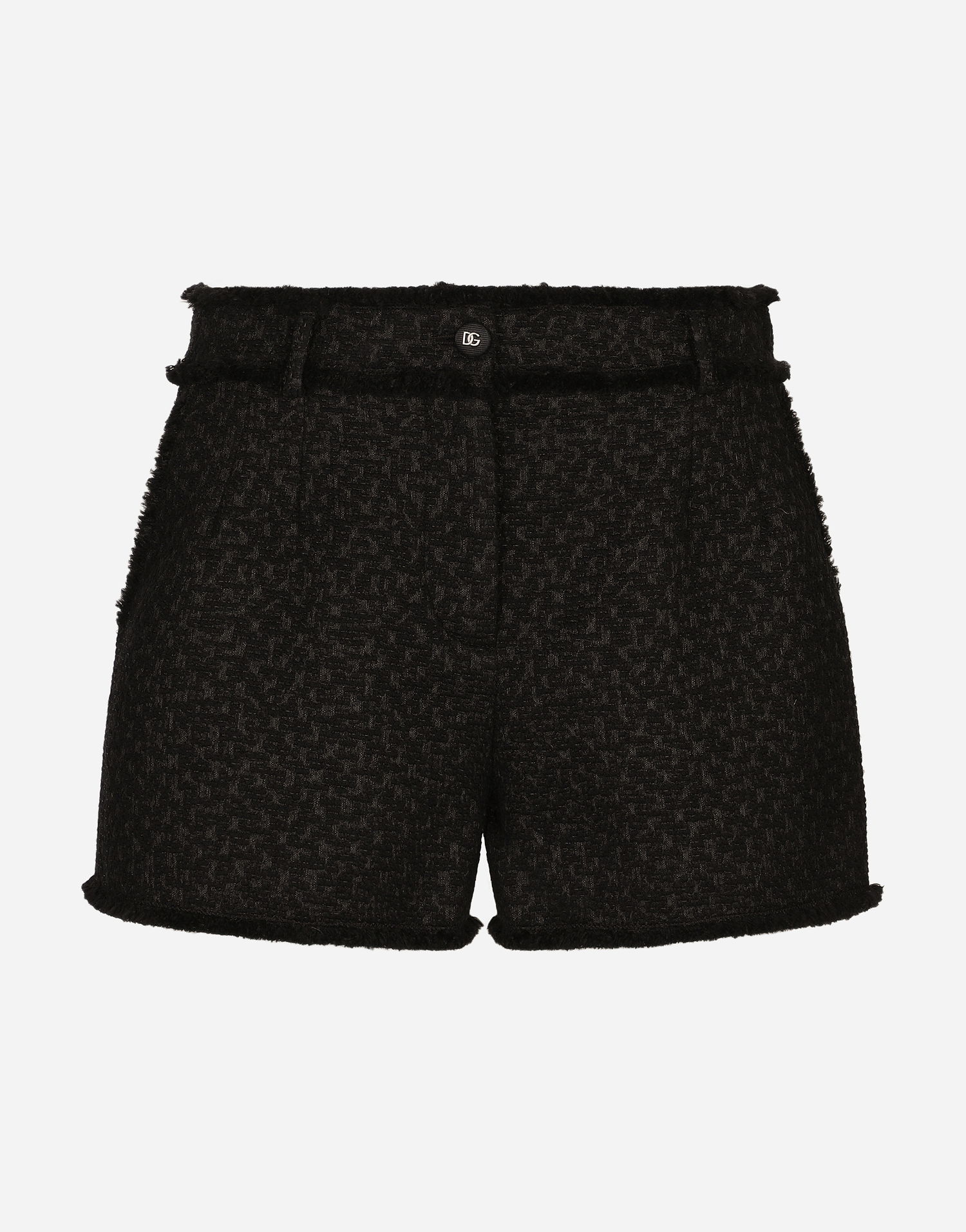 Šortky Dolce & Gabbana Black Tweed Shorts Čierna | FTC2PTHUMUAN0000, 0