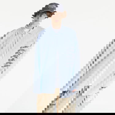 Košeľa PREACH Striped Cotton Shirt Modrá | SW10345, 0