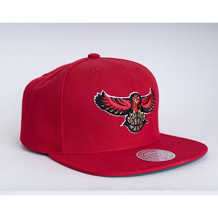 Šiltovka Mitchell & Ness Atlanta Hawks Team Ground 2.0 Snapback HWC Red Červená | HHSS3258-AHAYYPPPRED1, 0