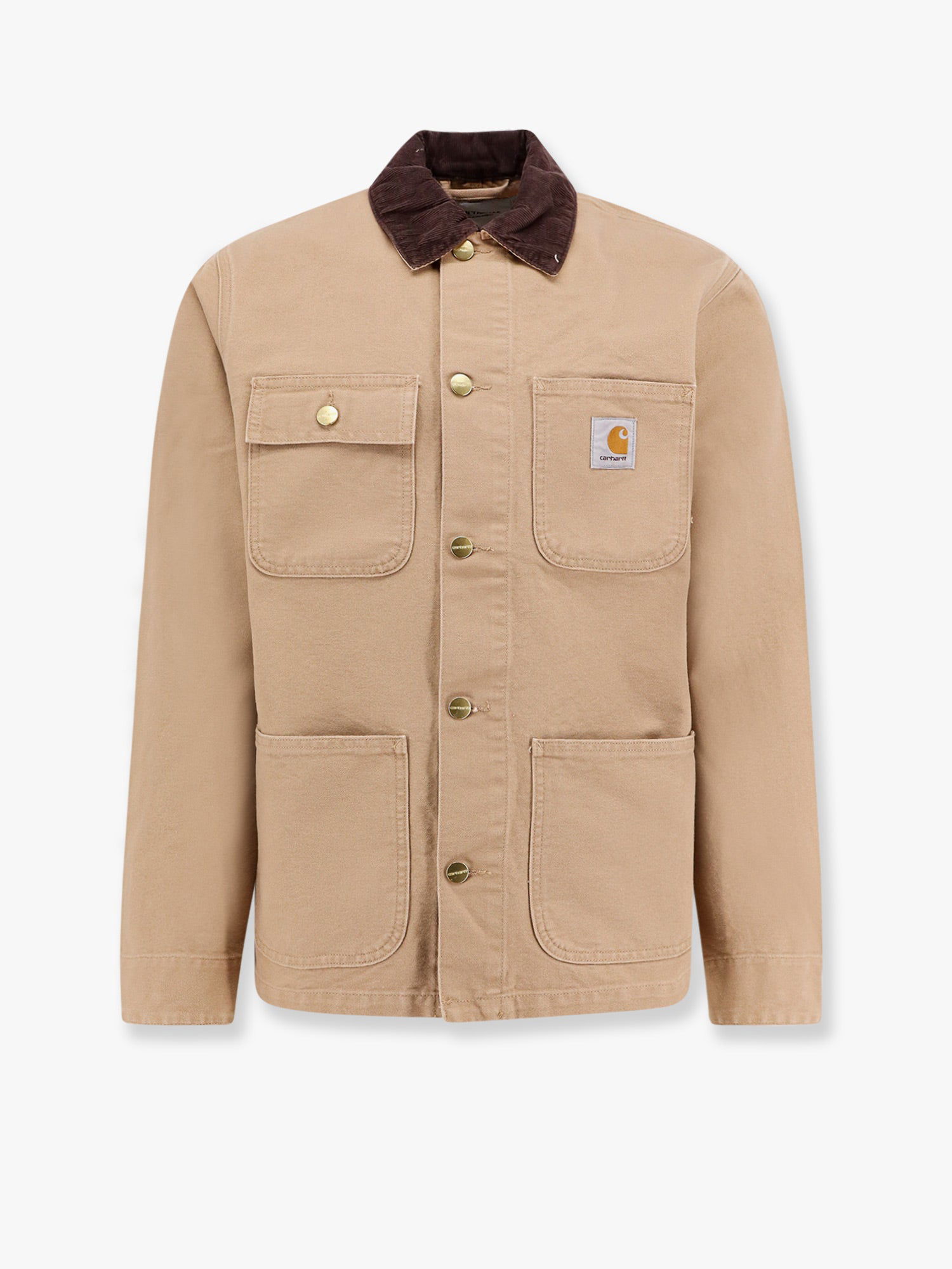 Kabáty Carhartt WIP Beige Cotton Chore Coat Béžová | I0315192N202, 0