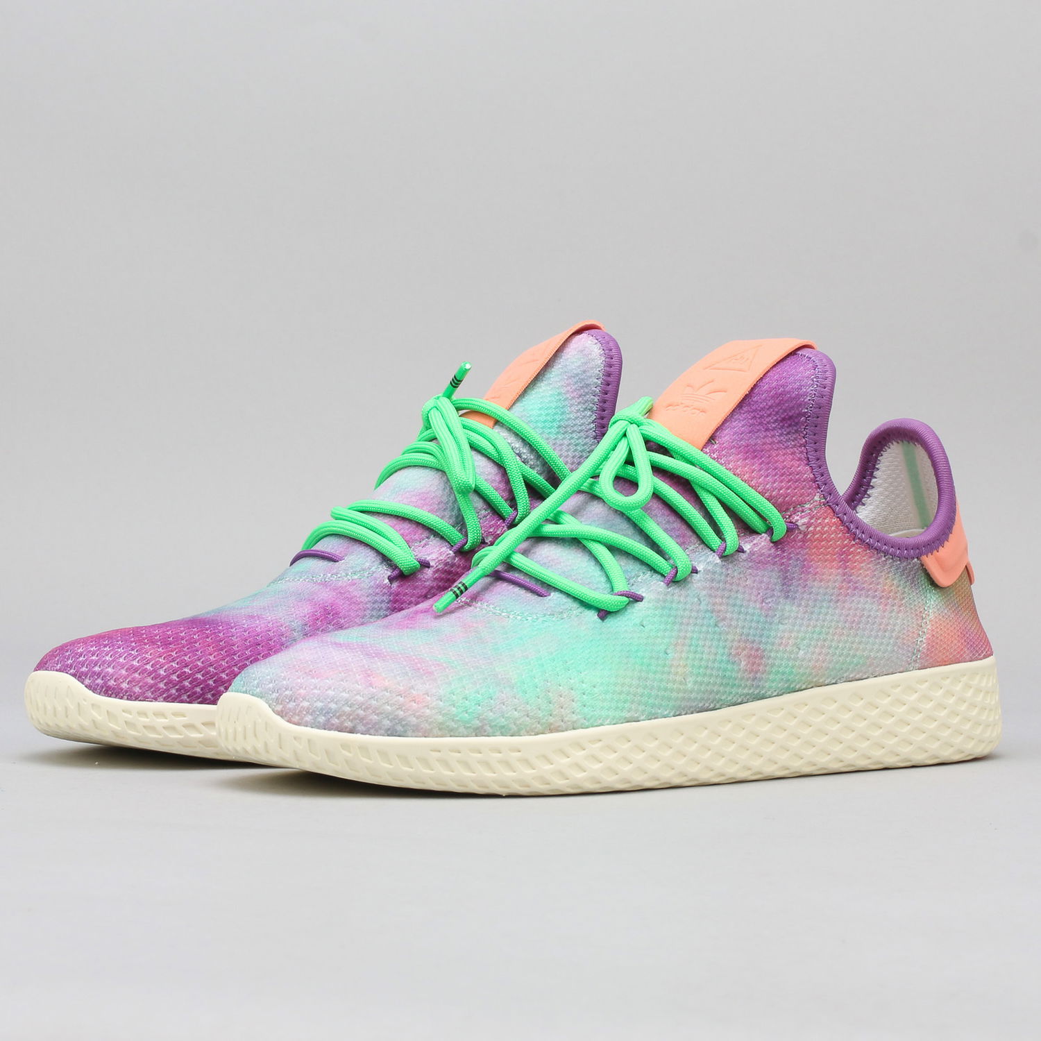 Tenisky a topánky adidas Originals Pharrell x Tennis Hu Holi 'Chalk Coral' Fialová | AC7366, 1