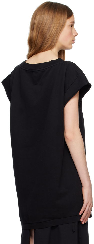 Tielko Ann Demeulemeester T-Shirt Oversized Čierna | 2301-W-JSW11-FA185-099, 2