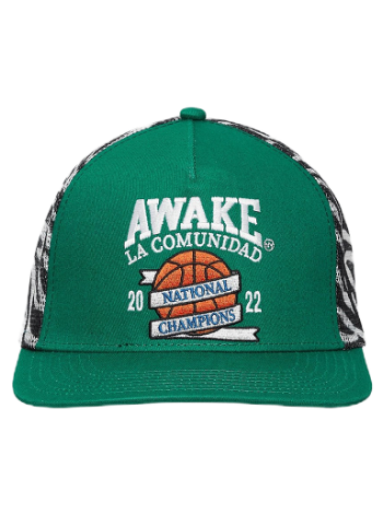 Awake NY National Champions Trucker Hat AWK-SP22-HA005 GREEN